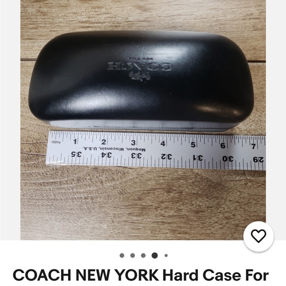 Coach Black Glasses Hard Case - Picture 4 of 5